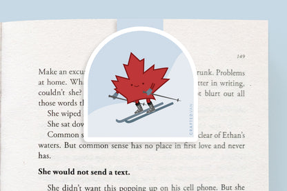 Canada Bookmark - Skier - CVJ1435CASK