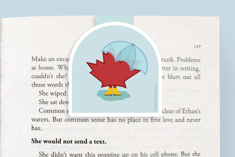 Canada Bookmark - Umbrella - CVJ1438CAUM