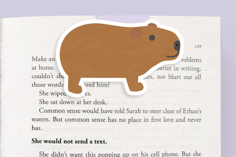 Capybara Jumbo Magnetic Bookmark - CVJ1212CAPY