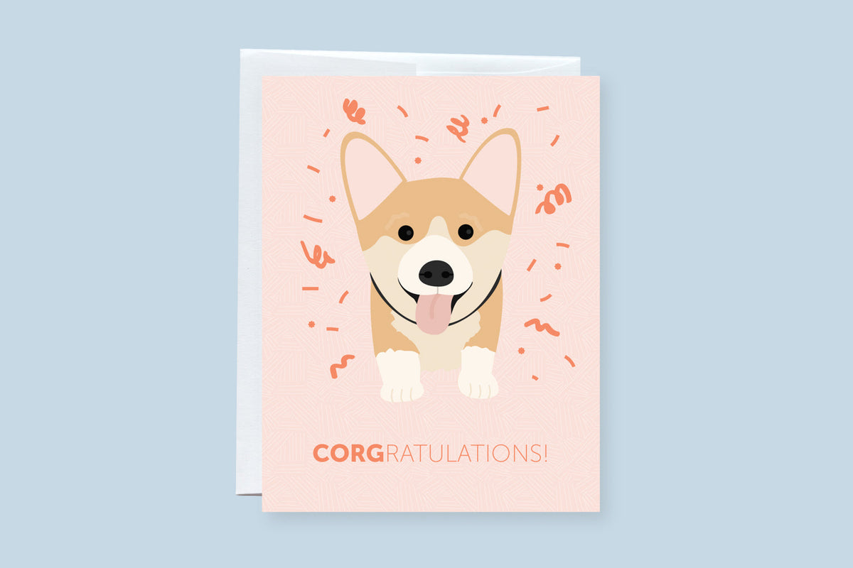 Corg-gratulations Greeting Card - CVC1048CORG