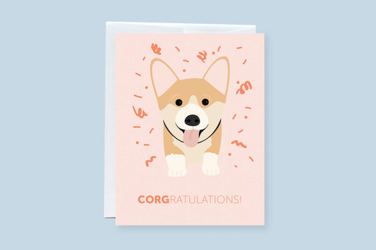 Corg-gratulations Greeting Card - CVC1048CORG