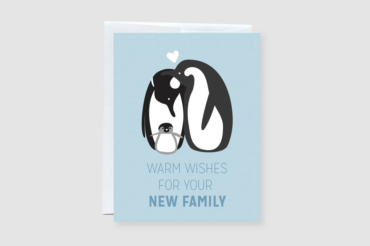 Warm Wishes for Your New Family Greeting Card - CVC1356PENG