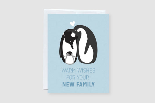 Warm Wishes for Your New Family Greeting Card - CVC1356PENG