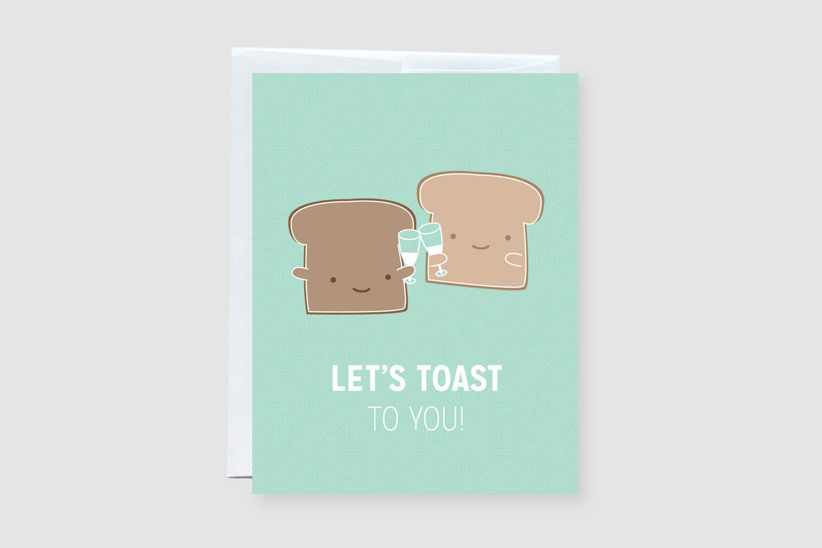 Let's Toast to You Greeting Card - CVC1345TOAS