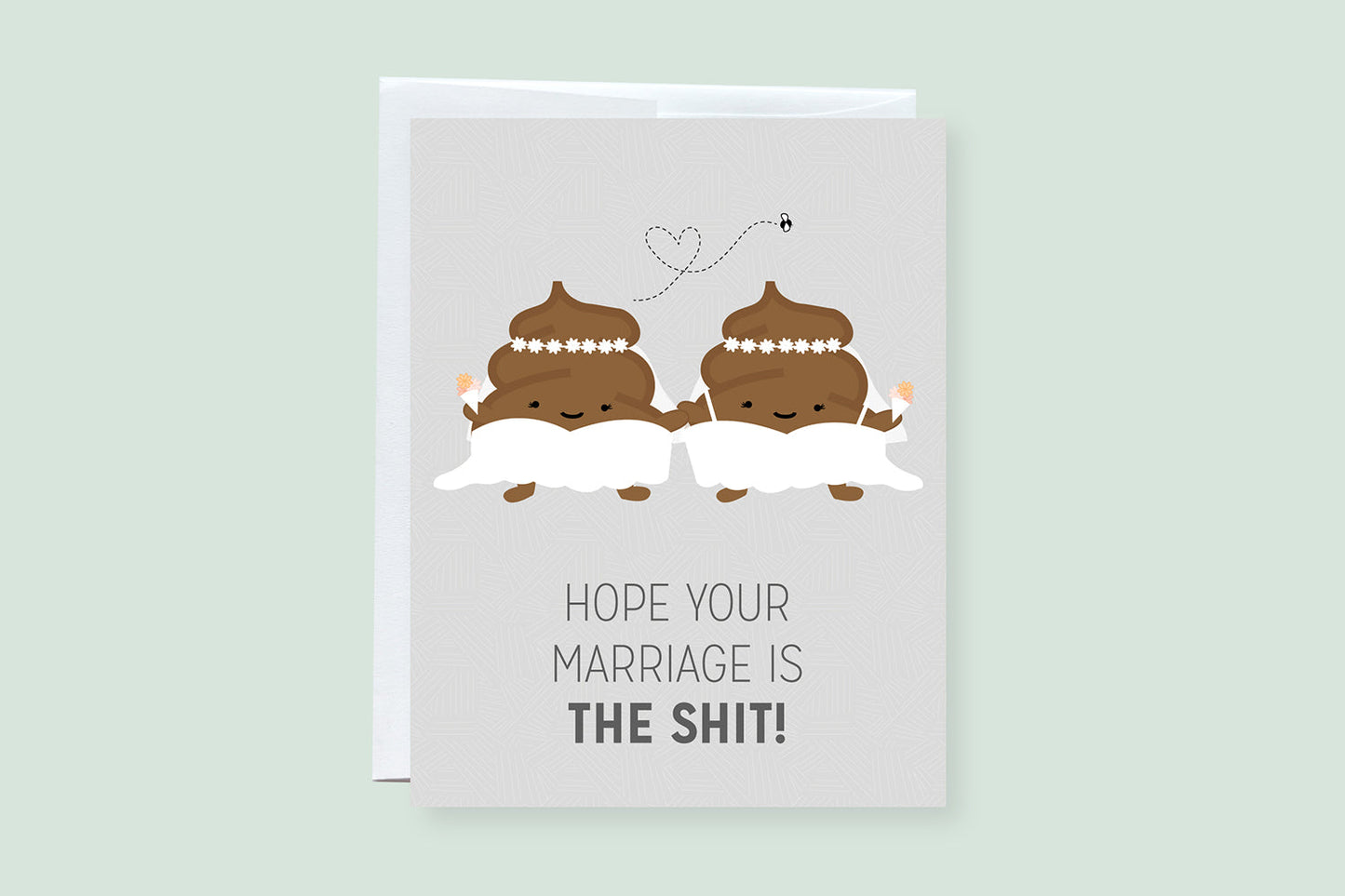 Hope Your Marriage is the Shit Same Sex Female Greeting Card - CVC1335FPOO