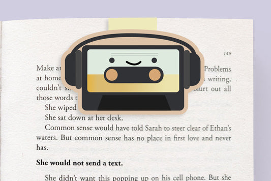 Cassette Tape Jumbo Magnetic Bookmark - CVJ1120CASS