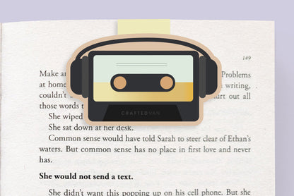 Cassette Tape Jumbo Magnetic Bookmark - CVJ1120CASS