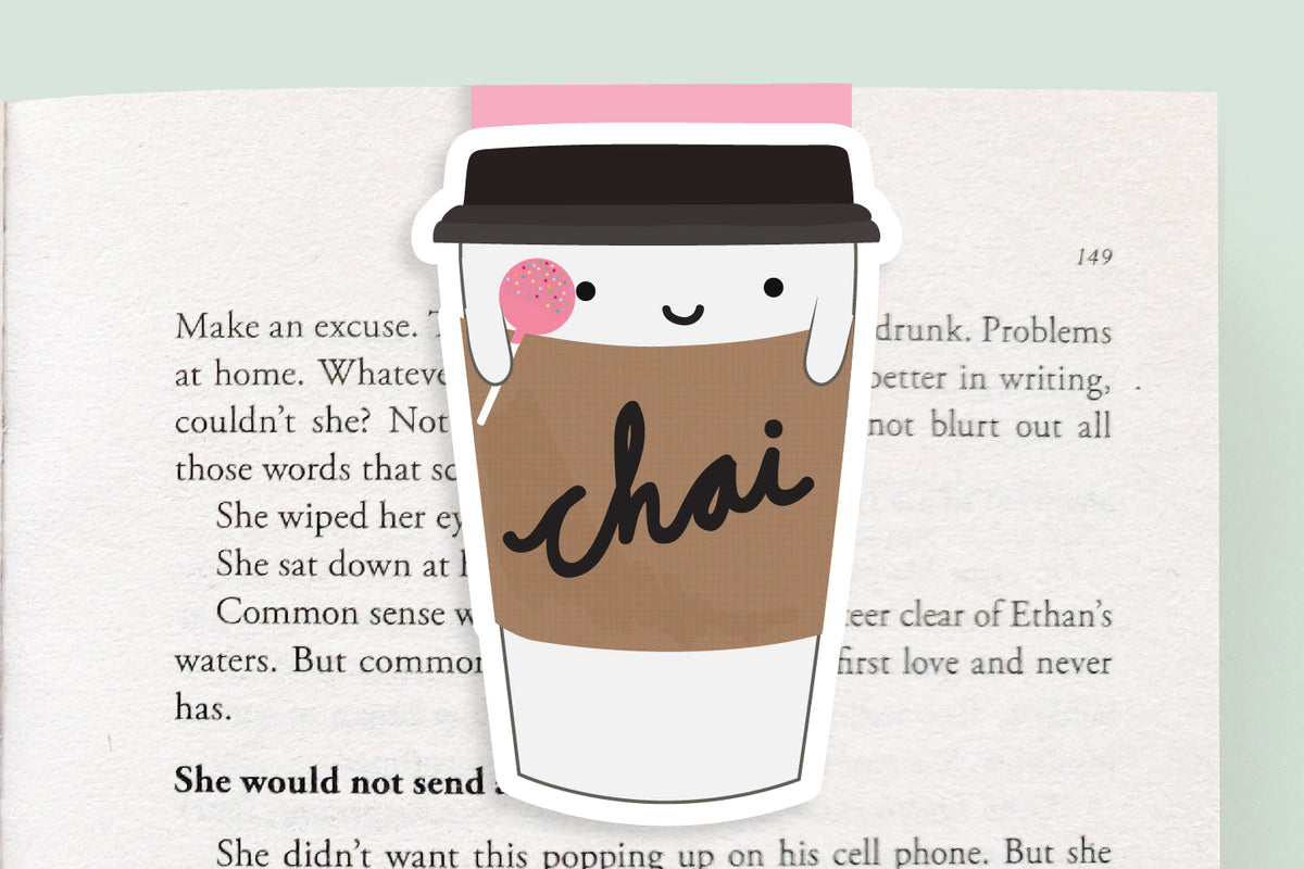 Chai Tea Jumbo Magnetic Bookmark - CVJ1243CHAI