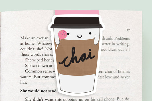Chai Tea Jumbo Magnetic Bookmark - CVJ1243CHAI