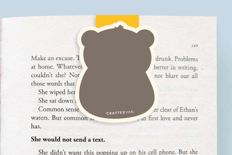 Heart Bear Jumbo Magnetic Bookmark - CVJ1103HBEA
