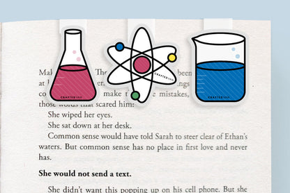 Chemistry Mini Magnetic Bookmarks 3-pack - CVM1314CHEM