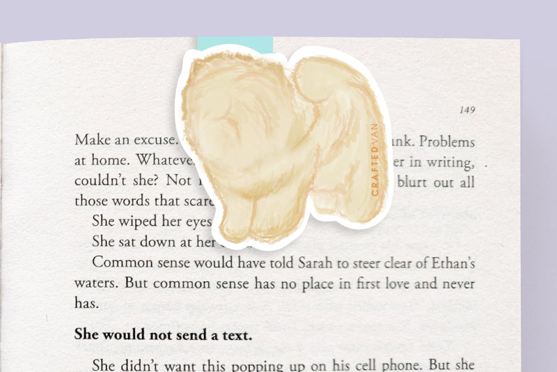 Chow Chow Dog Jumbo Magnetic Bookmark - CVJ1177CHOW