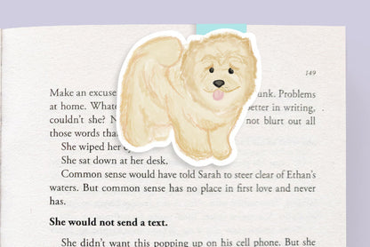 Chow Chow Dog Jumbo Magnetic Bookmark - CVJ1177CHOW
