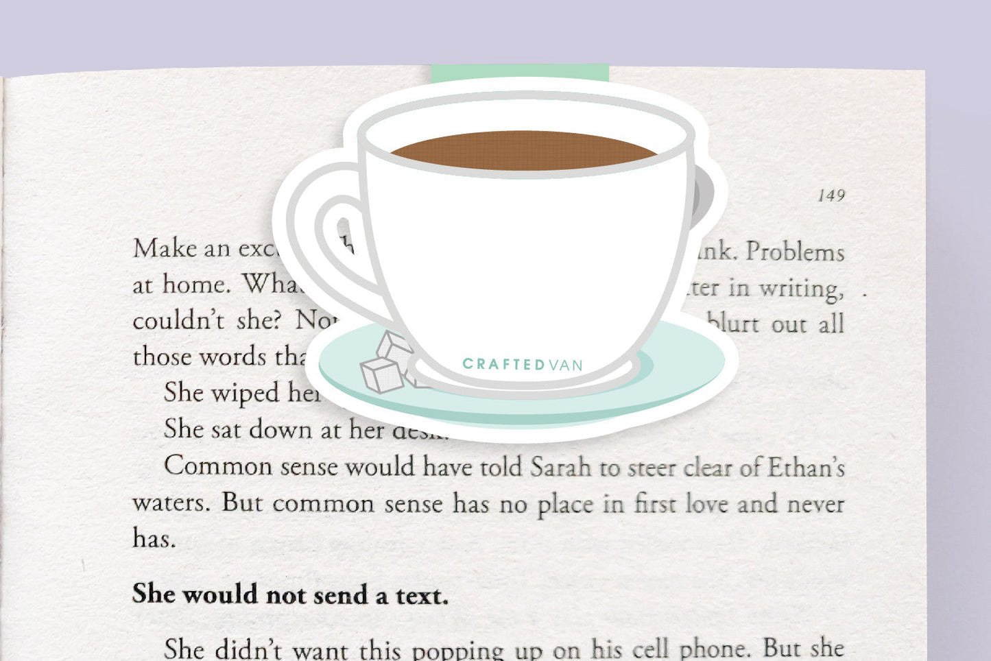 Coffee Cup Jumbo Magnetic Bookmark - CVJ1245CCUP