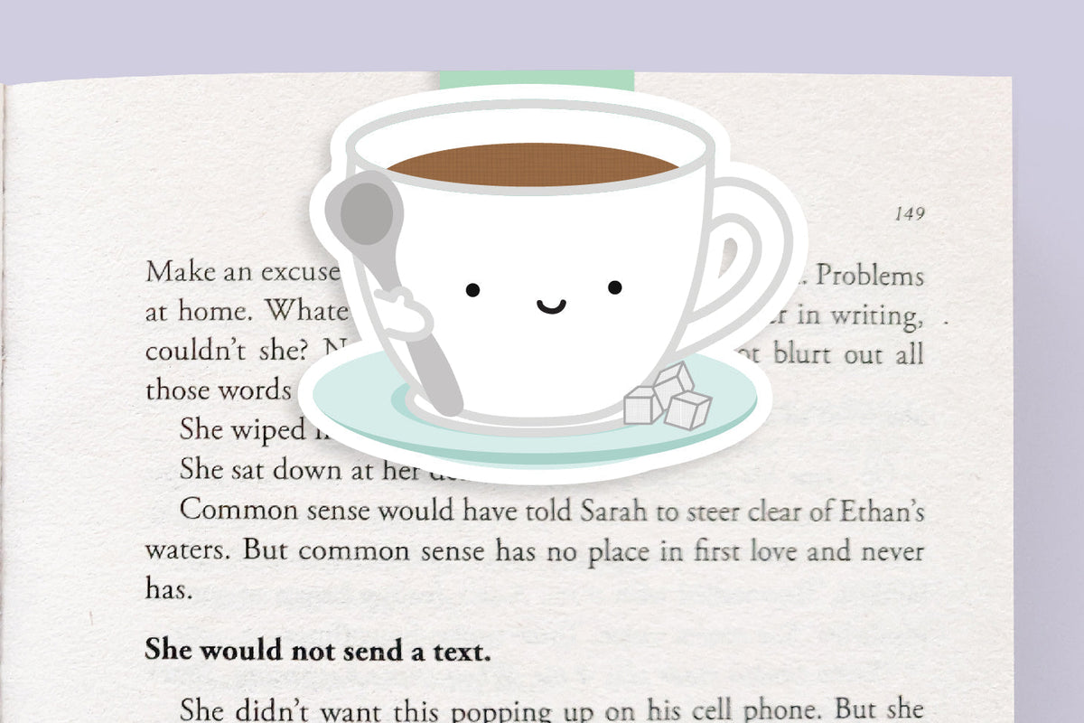 Coffee Cup Jumbo Magnetic Bookmark - CVJ1245CCUP