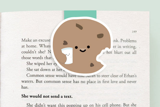 Cookie with Milk Jumbo Magnetic Bookmark - CVJ1260COOK