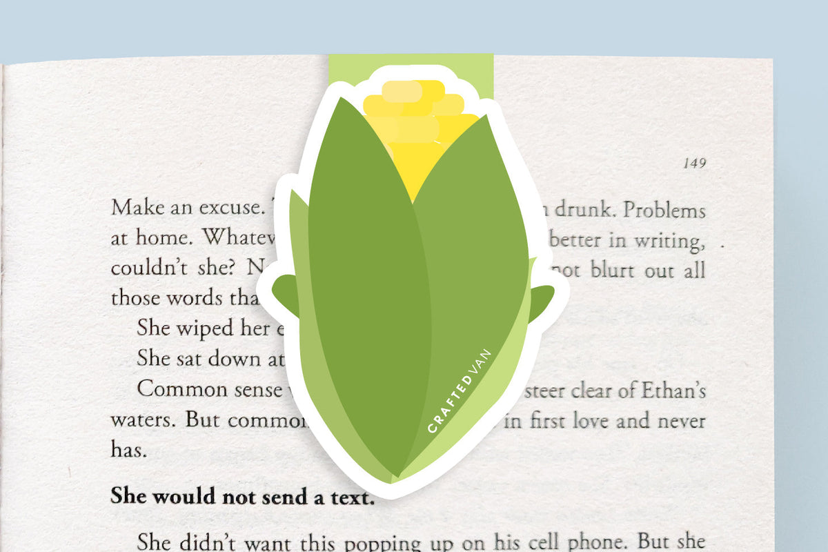 Corn Jumbo Magnetic Bookmark - CVJ1264CORN
