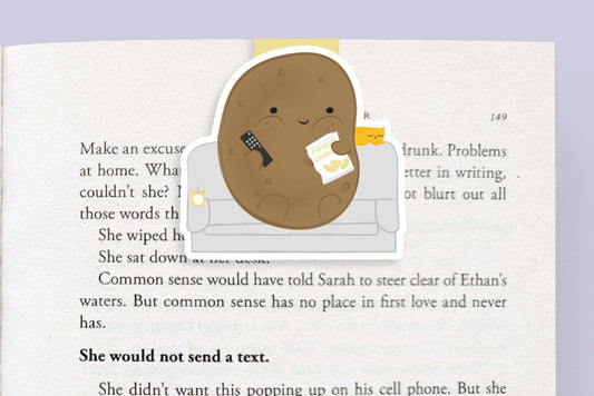 Couch Potato Jumbo Magnetic Bookmark - CVJ1125COUC