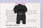 Black Poodle Dog Jumbo Magnetic Bookmark - CVJ1173BPOO