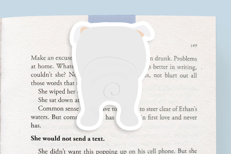 English Bulldog Jumbo Magnetic Bookmark - CVJ1176BULL