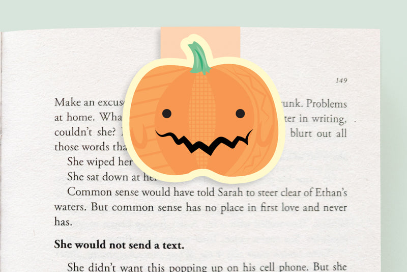 Pumpkin Jumbo Magnetic Bookmark - CVJ1235PUMP