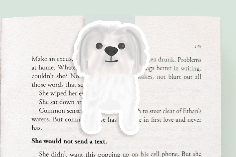 Shih-Tzu Dog Jumbo Magnetic Bookmark - CVJ1174SHIH