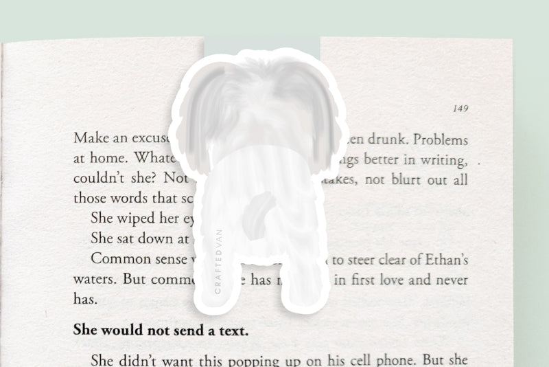 Shih-Tzu Dog Jumbo Magnetic Bookmark - CVJ1174SHIH