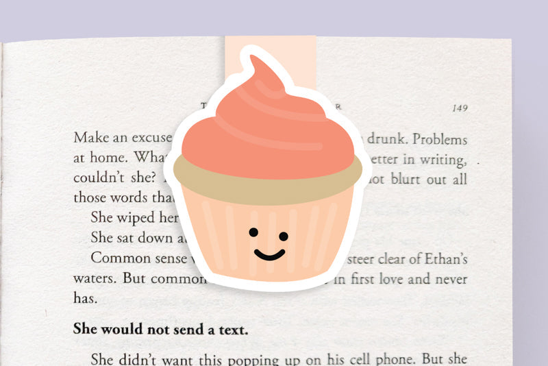 Cupcake Jumbo Magnetic Bookmark - CVJ1263CUPC