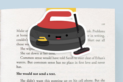 Curling Jumbo Magnetic Bookmark - CVJ1113CURL