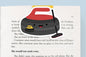 Curling Jumbo Magnetic Bookmark - CVJ1113CURL