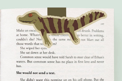 CUSTOM: Javier the Caiman Jumbo Magnetic Bookmark