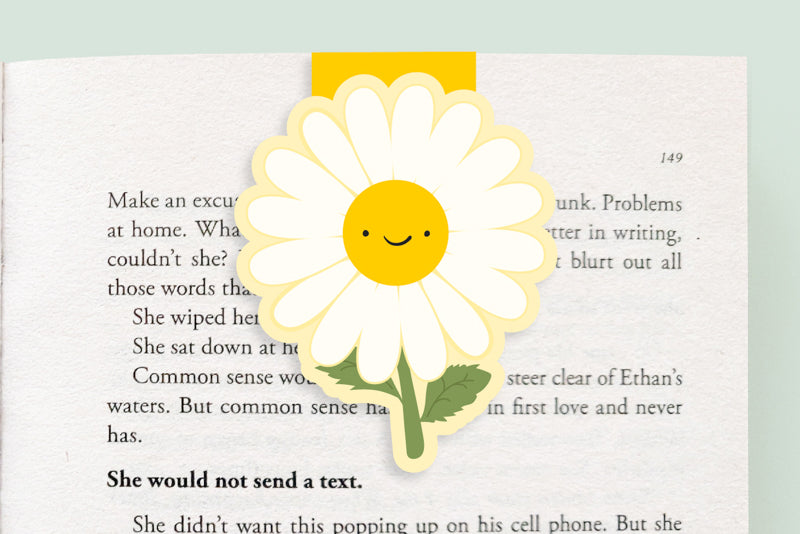 Daisy Jumbo Magnetic Bookmark - CVJ1153DAIS