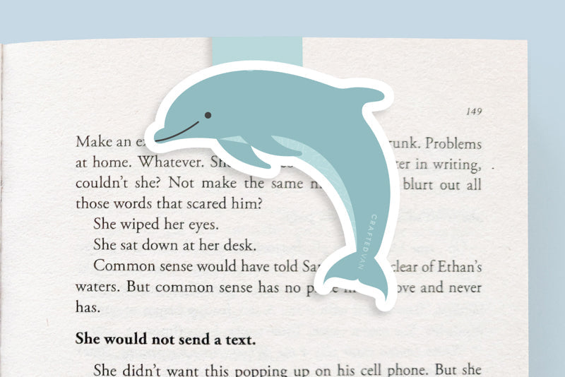 Dolphin Jumbo Magnetic Bookmark - CVJ1134DOLP