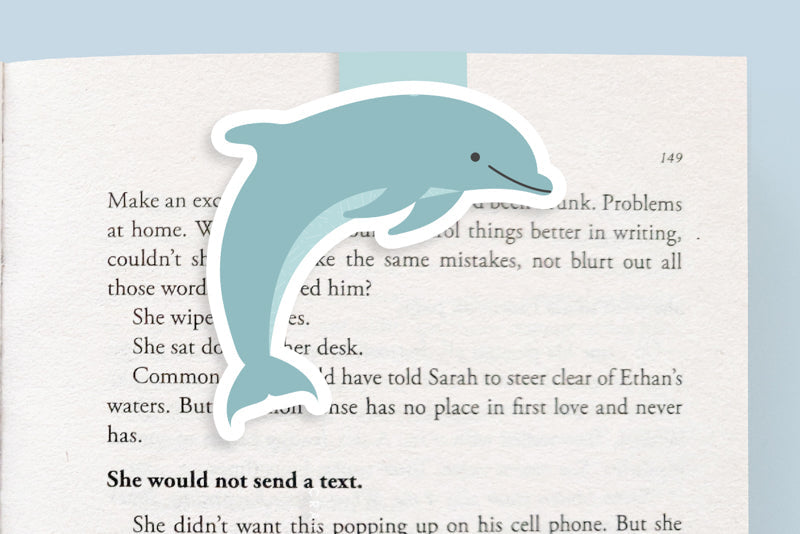 Dolphin Jumbo Magnetic Bookmark - CVJ1134DOLP