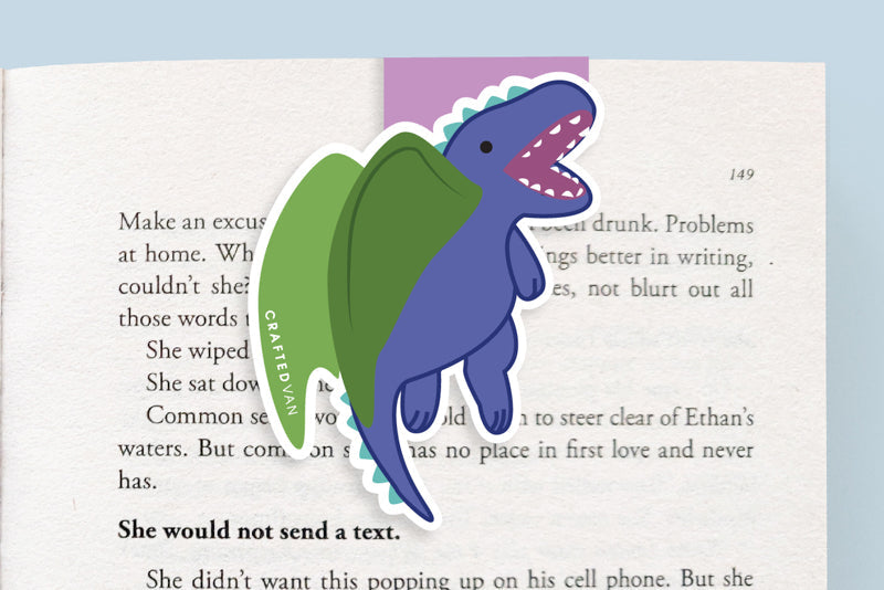 Dragon Jumbo Magnetic Bookmark - CVJ1021DRAG