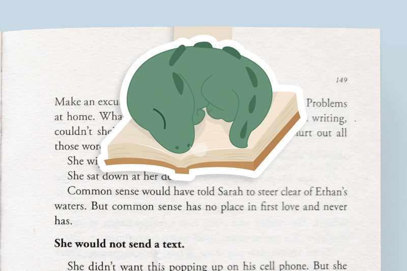 Sleeping Dragon Jumbo Magnetic Bookmark - CVJ1204SLEE