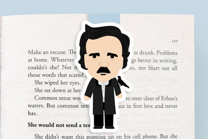 Edgar Allen Poe Jumbo Magnetic Bookmark - CVJ1285EDGA