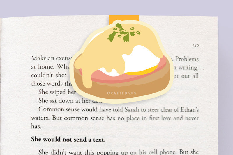 Eggs Benedict Jumbo Magnetic Bookmark - CVJ1251EGGS