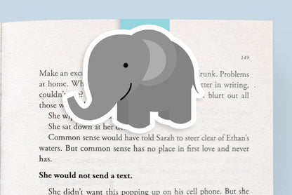 Elephant Jumbo Magnetic Bookmark - CVJ1214ELEP