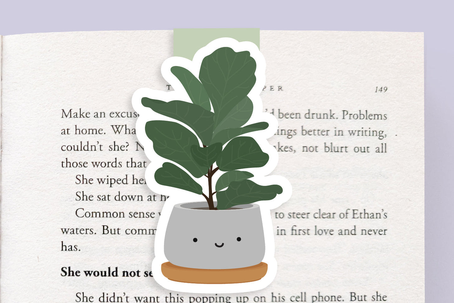 Fiddle Fig Jumbo Magnetic Bookmark - CVJ1028FIDD