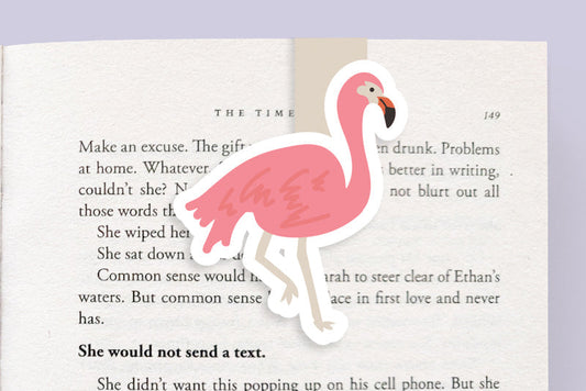 Flamingo Jumbo Magnetic Bookmark - CVJ1142FLAM