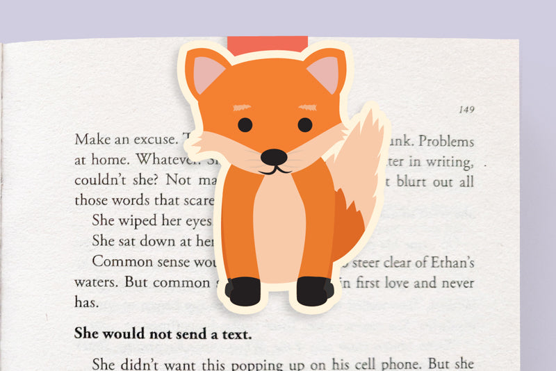 Fox Jumbo Magnetic Bookmark - CVJ1205FOXX
