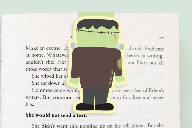 Frankenstein Jumbo Magnetic Bookmark - CVJ1231FRAN