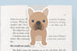 Brown Frenchie Dog Jumbo Magnetic Bookmark - CVJ1162BFRE
