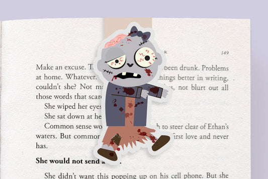 Zombie Girl Jumbo Magnetic Bookmark - CVJ1230ZOMG