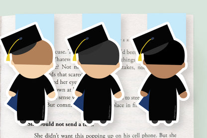 Grad Boy Jumbo Magnetic Bookmark - CVJ1278GRAB
