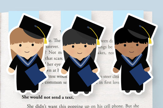 Grad Girl Jumbo Magnetic Bookmark - CVJ1277GRAG