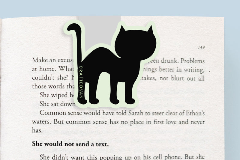 Halloween Cat Jumbo Magnetic Bookmark - CVJ1228HALL