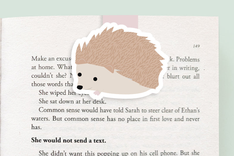 Hedgehog Jumbo Magnetic Bookmark - CVJ1213HEDG
