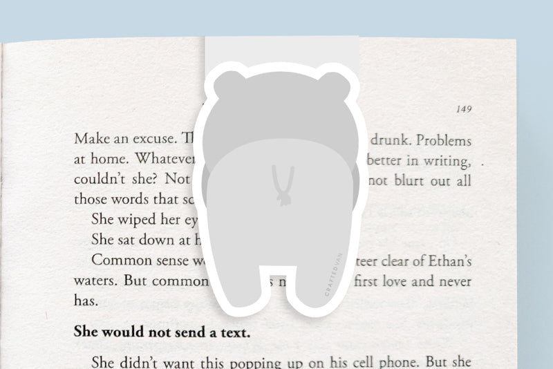Hippo Jumbo Magnetic Bookmark - CVJ1143HIPP